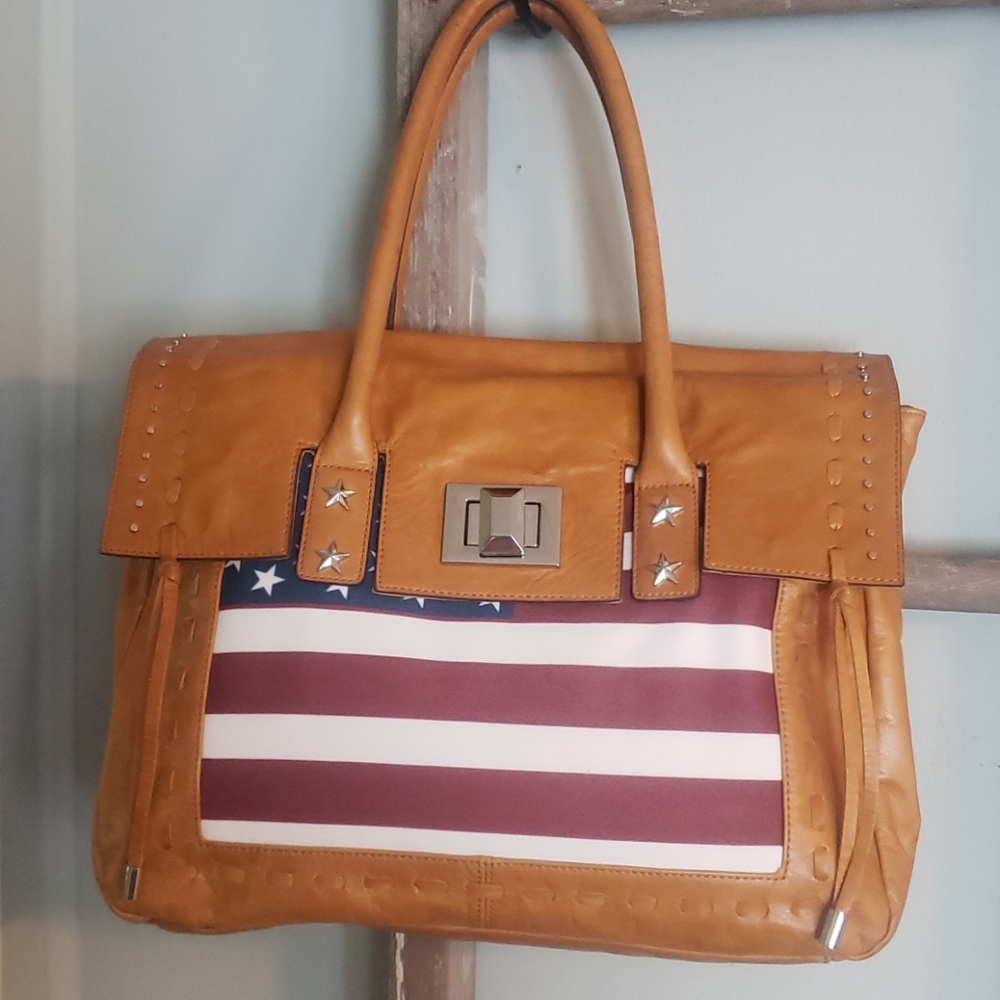 Aimee Kestenberg American flag purse